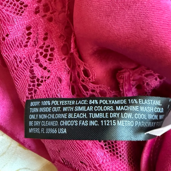 Soma Pink and Gold Paisley Pajama Pants and cami. - Picture 6 of 7